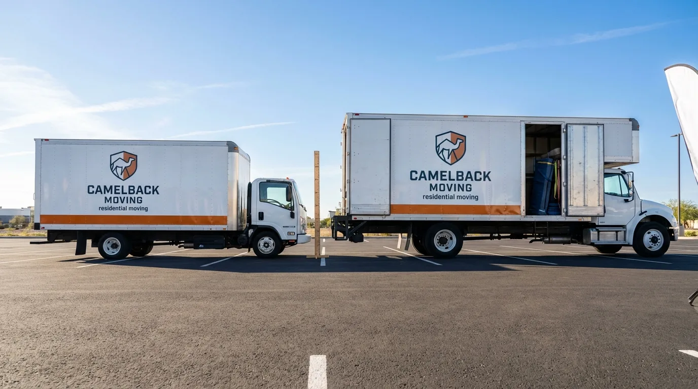 Moving truck size capacity guide in Weehawken